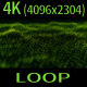 Particle Wave 4K green - VideoHive Item for Sale