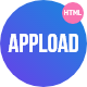 Appload - App Landing Page HTML Template - ThemeForest Item for Sale