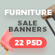 Furniture Sale Banners - GraphicRiver Item for Sale