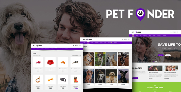 Petfinder - Pet Adoption WordPress  CMS Theme