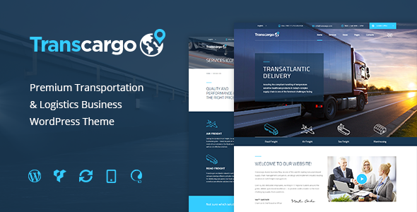 Transcargo - Transport WordPress Theme for Logistics