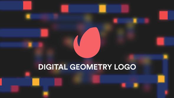 Digital Geometry Logo Reveal