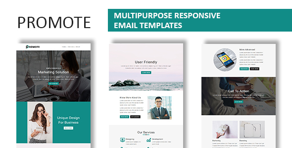 Promote - Multipurpose Responsive Email Template With Online StampReady Builder Access