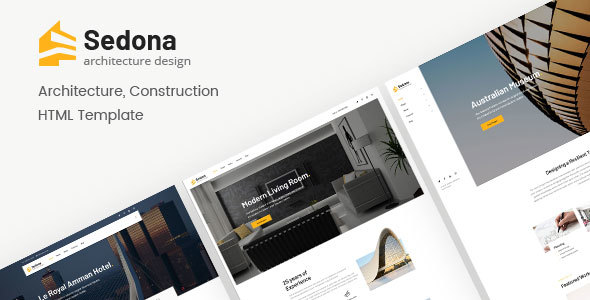 Sedona | Architecture & Construction HTML Template