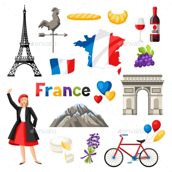 France Icons Set