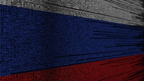 Program Code and Flag of Russia