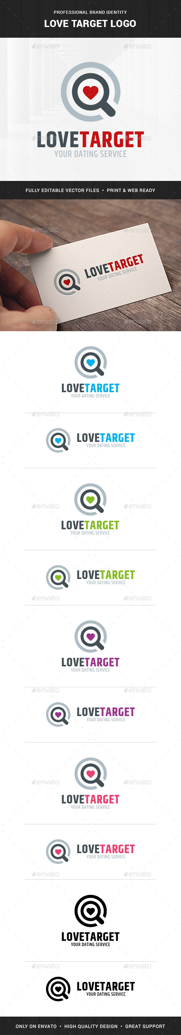Love Target Logo Template