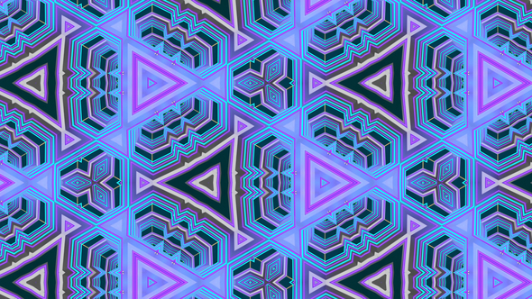 VJ Loops Colorful Kaleidoscope