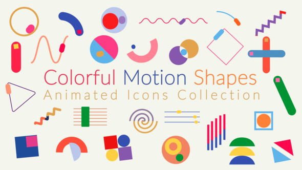 Colorful Motion Shapes Collection alt