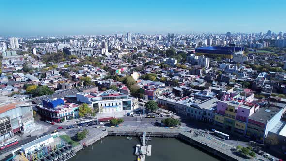 Buenos Aires Argentina. Downtown landscape of tourism landmark city.