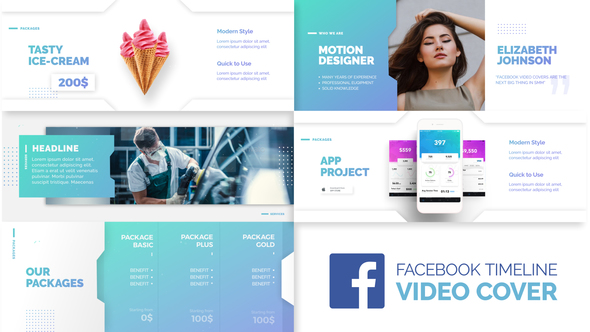 Facebook Timeline Video Cover / Promo Presentation (Facebook Animated Cover)