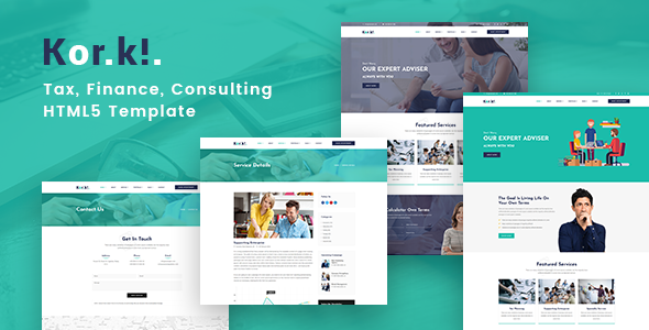 KorKi - Tax & Finance Bootstrap 5 Template