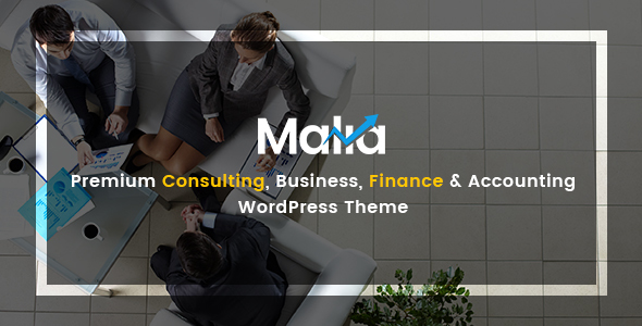 Malia  - A Powerful Business and Finance WordPress Theme