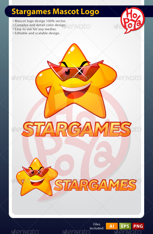 Stargames Mascot Logo