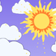 Drawn Cartoon Sun and Clouds - VideoHive Item for Sale