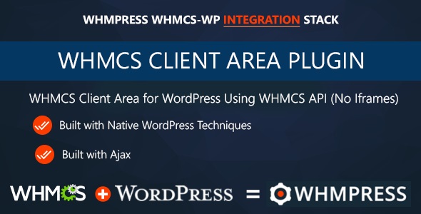Obszar klienta WHMCS dla WordPress firmy WHMpress
