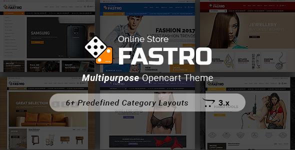 Fastro - Responsive Electronics And Multipurpose Opencart 3.x Theme