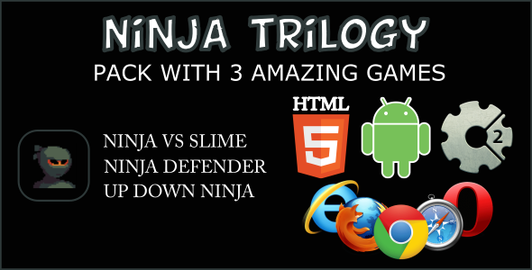 Ninja Trilogy HTML5 Games (CAPX)