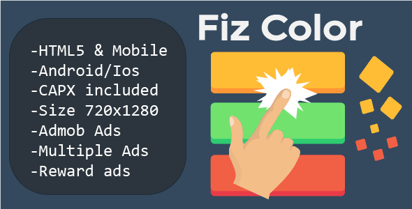 Fiz Color (HTML5 + Mobile Version) Construct 2