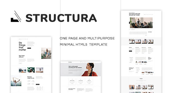 Structura - Minimal One Page Template