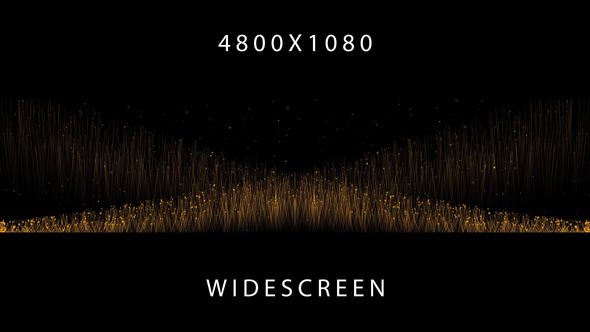 Golden Stage Particles Widescreen