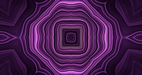 Abstract dark pink background kaleidoscope animation