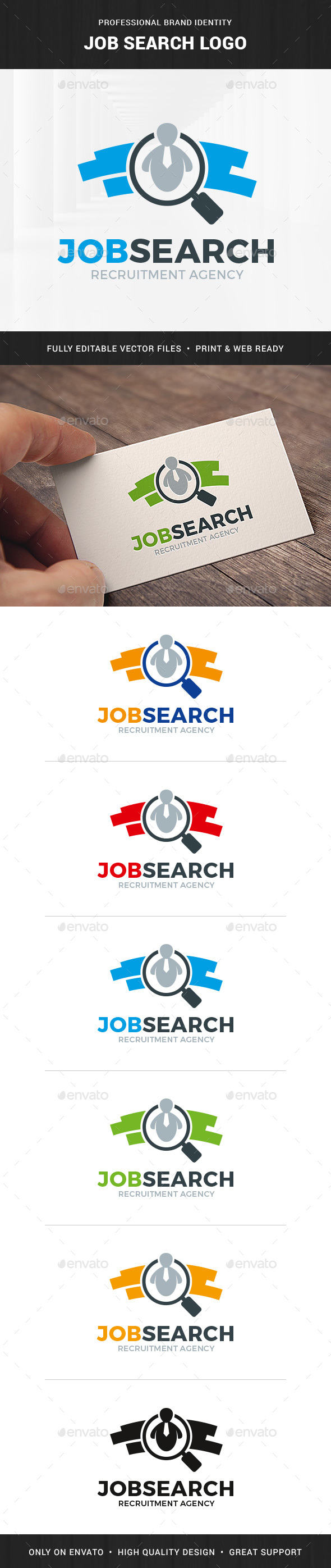 Job Search Logo Template