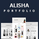 Alisha | Creative Personal Portfolio Template - ThemeForest Item for Sale