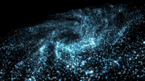 Galaxy Particles Background