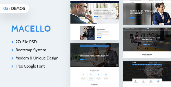 Macello | Business Psd Template