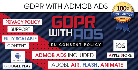 GDPR With AdMob Ads - EU Consent Policy [ Android & iOS ]