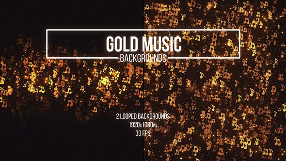 Gold Music Backgrounds