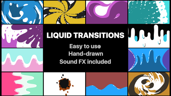 Liquid Motion Transitions Pack | After Effects