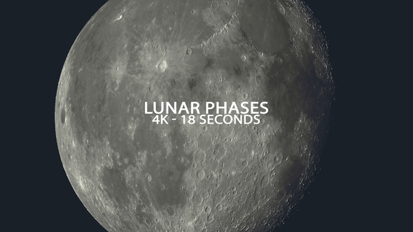 Lunar Phases in 4K alt