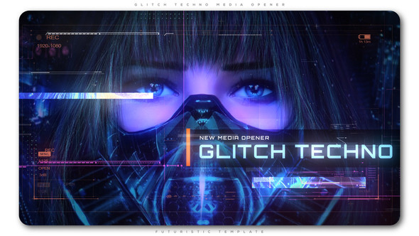 Glitch Techno Media Opener alt