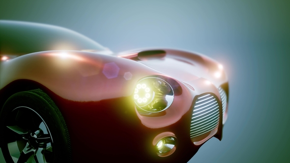 Car Chassis with Engine alt