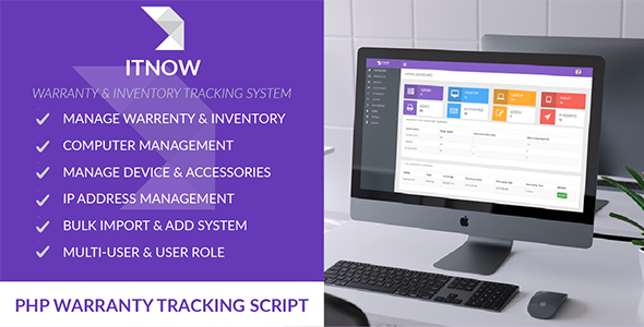 ITNOW-Warranty & Inventory Tracking System