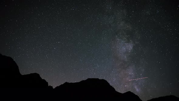 Night sky Video Footage - Time Lapse Footage Of A Night Sky