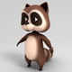 Raccoon Character - 3DOcean Item for Sale