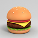Cartoon Burger - 3DOcean Item for Sale