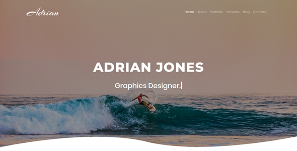 Adrian - Portfolio HTML Template