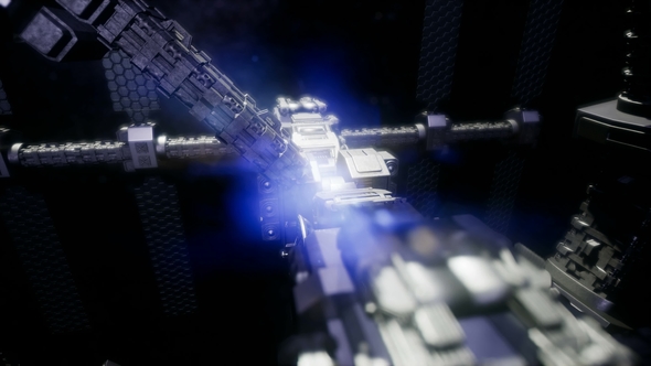 Spaceship Travelling Through the Universe alt