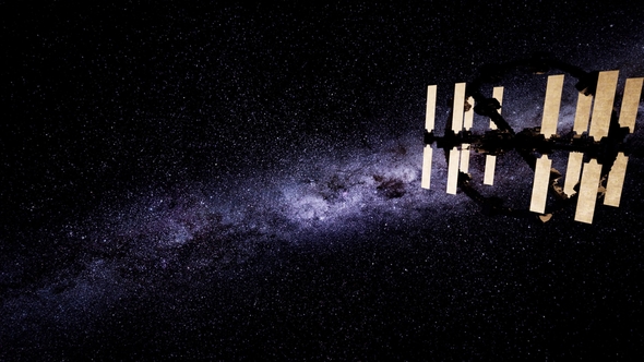 Spaceship Travelling Through the Universe alt