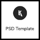karly- Portfolio PSD Landing Template - ThemeForest Item for Sale