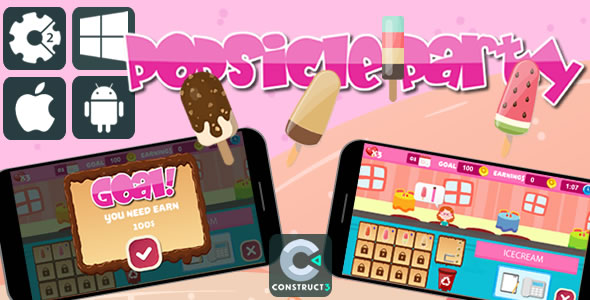Popsicle Party - Html5 Game