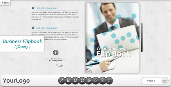 Business FlipBook jQuery Plugin