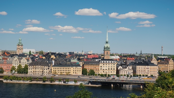 Panorama of the City of Stockholm