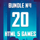 20 HTML5 Games + Mobile Version!!! MEGA BUNDLE №1 (Construct 2 / CAPX) - CodeCanyon Item for Sale