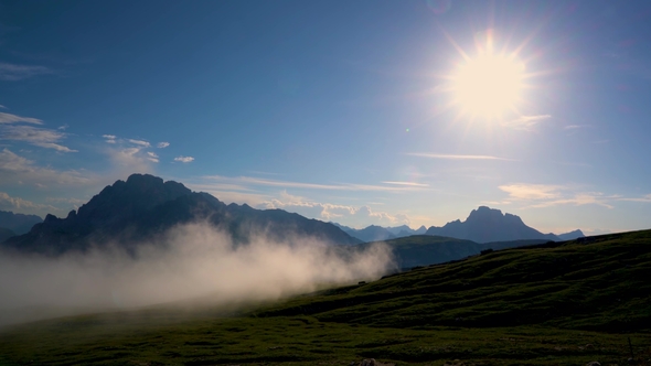 National Nature Park Tre Cime In the Dolomites Alps Beautiful Nature of Italy