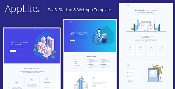 AppLite - Responsive Bootstrap 4 SaaS, Startup & WebApp Template